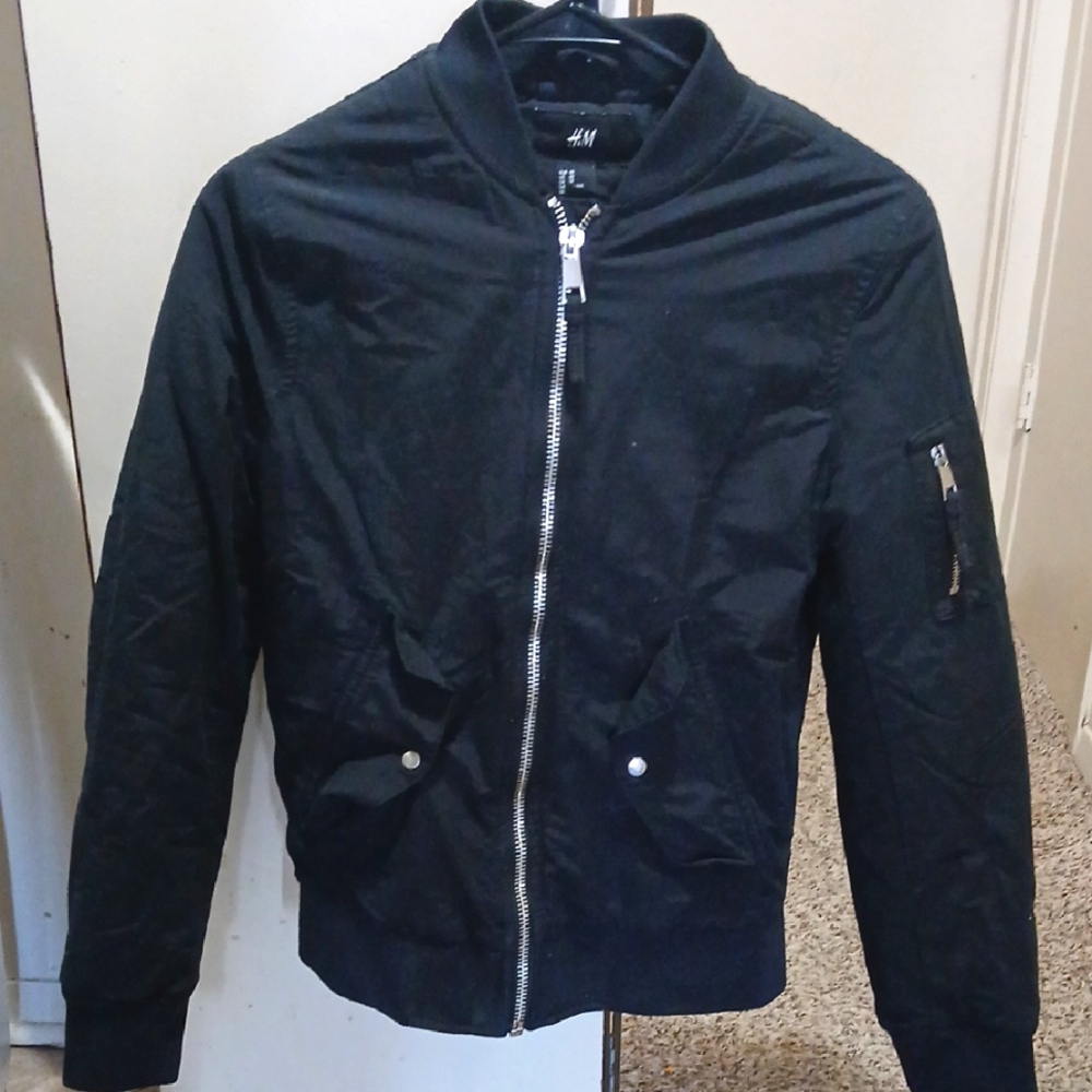 H&M Black women's Bomber Jacket